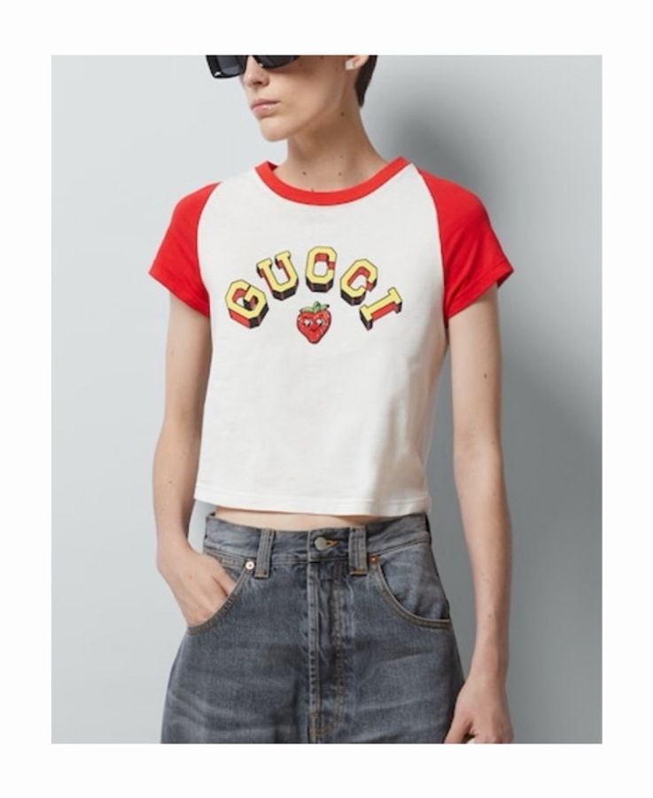 Gucci 女士 短袖圓領T恤XS S M L XL XXL碼-3