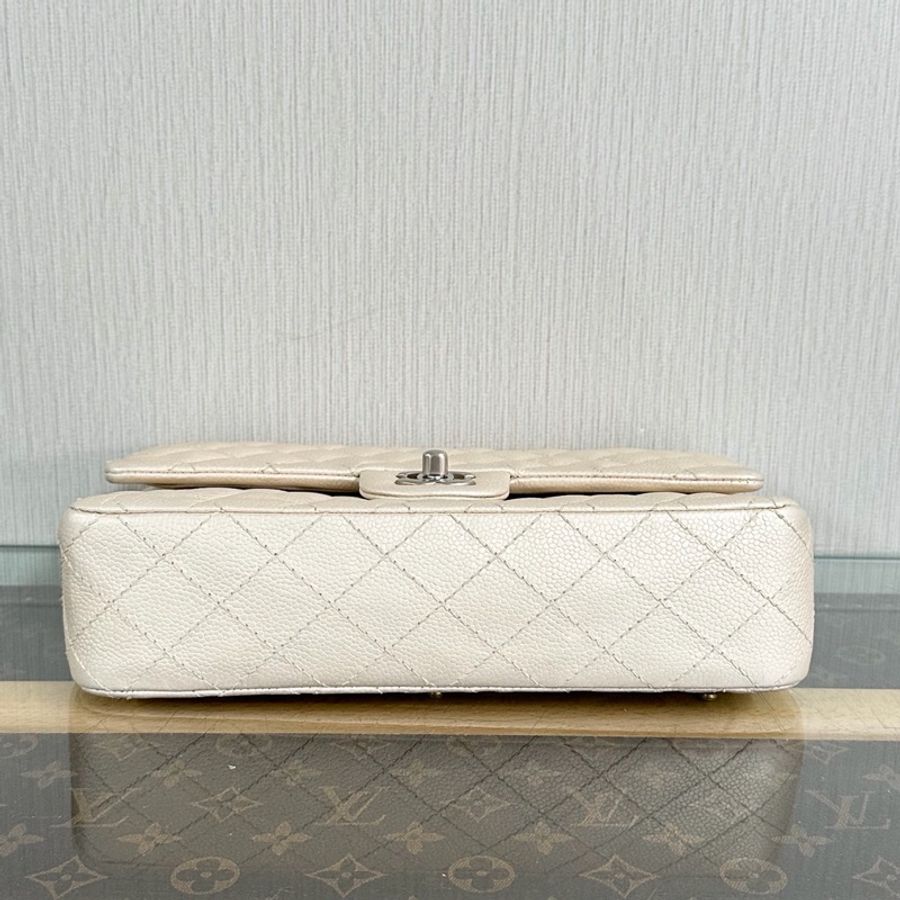【威選精品|CHANEL Classic Flap 中號銀扣鏈條包】-8