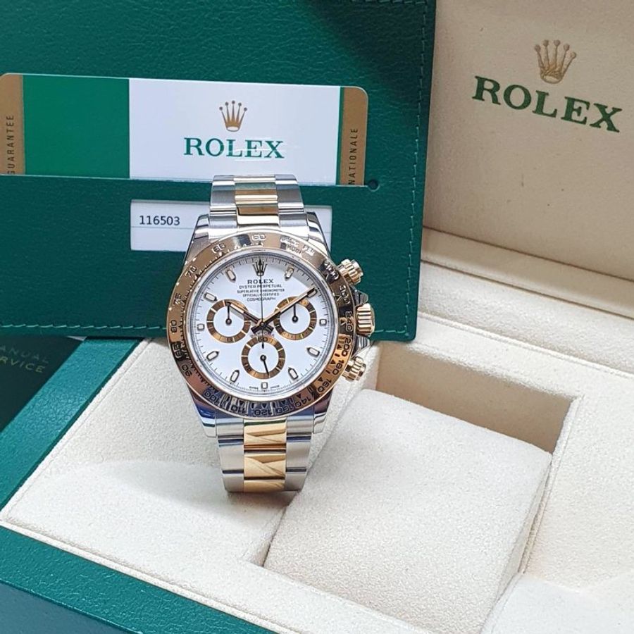 【大眾名錶】ROLEX勞力士 116503 Daytona 18K半金迪通拿 2019/01 熱門 大眾名錶B1470-1