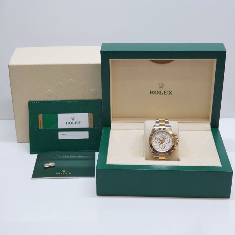 【大眾名錶】ROLEX勞力士 116503 Daytona 18K半金迪通拿 2019/01 熱門 大眾名錶B1470-9