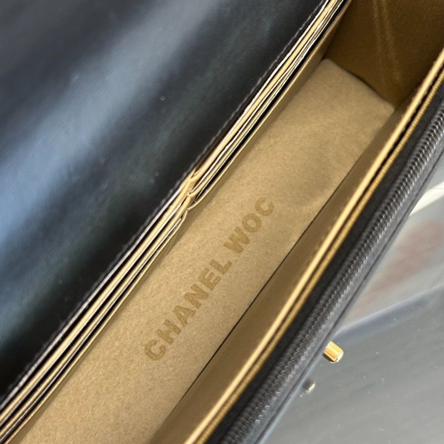CHANEL 雙金球調節WOC - 黑金-10