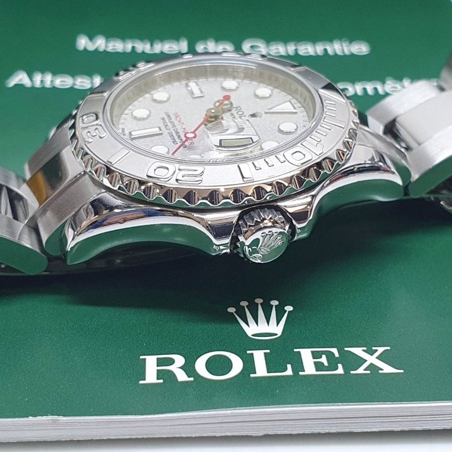【大眾名錶】ROLEX勞力士 169622 Yacht-Master 停產絕版 遊艇女錶 鉑金小遊艇 大眾名錶B1473-6
