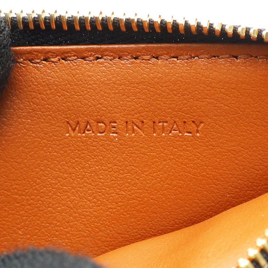棕色 牛皮 帆布 Zipped Card Holder 卡夾 名片夾 【CELINE 賽琳】 10F992BZ9.04LU-4