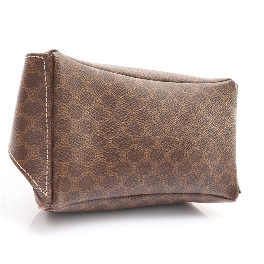 棕色 PVC塗層帆布 Vintage Macadam 腰包 典藏款【CELINE 賽琳】-1