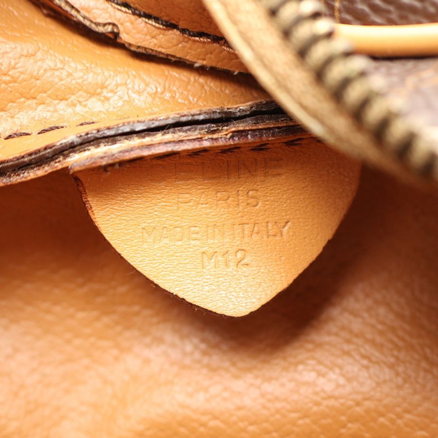 棕色 PVC塗層帆布 Vintage Macadam 腰包 典藏款【CELINE 賽琳】-3