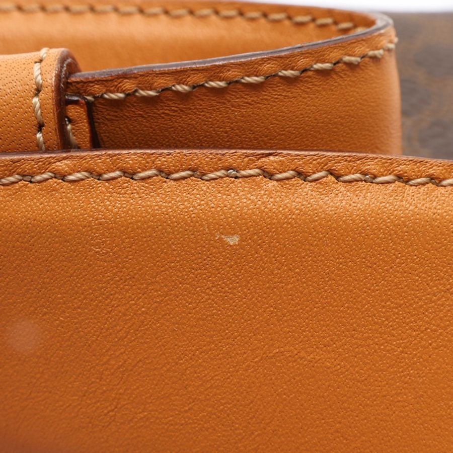 棕色 PVC塗層帆布 Vintage Macadam 腰包 典藏款【CELINE 賽琳】-9