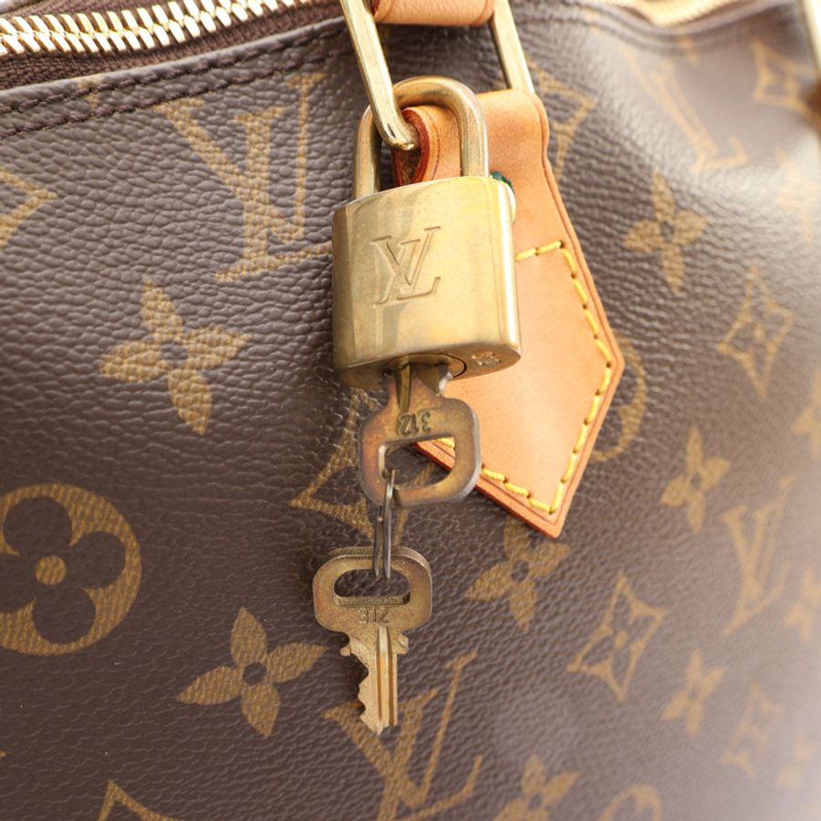 棕色 原花帆布 Alma PM 手提包【LOUIS VUITTON LV 路易威登】 M51130-8