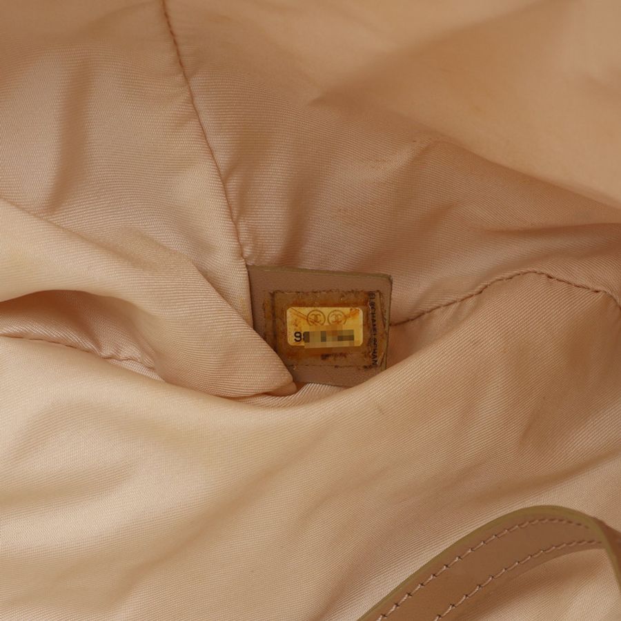 淺褐色 尼龍 Travel Line 肩背包 無卡【CHANEL 香奈兒】 A15991-5