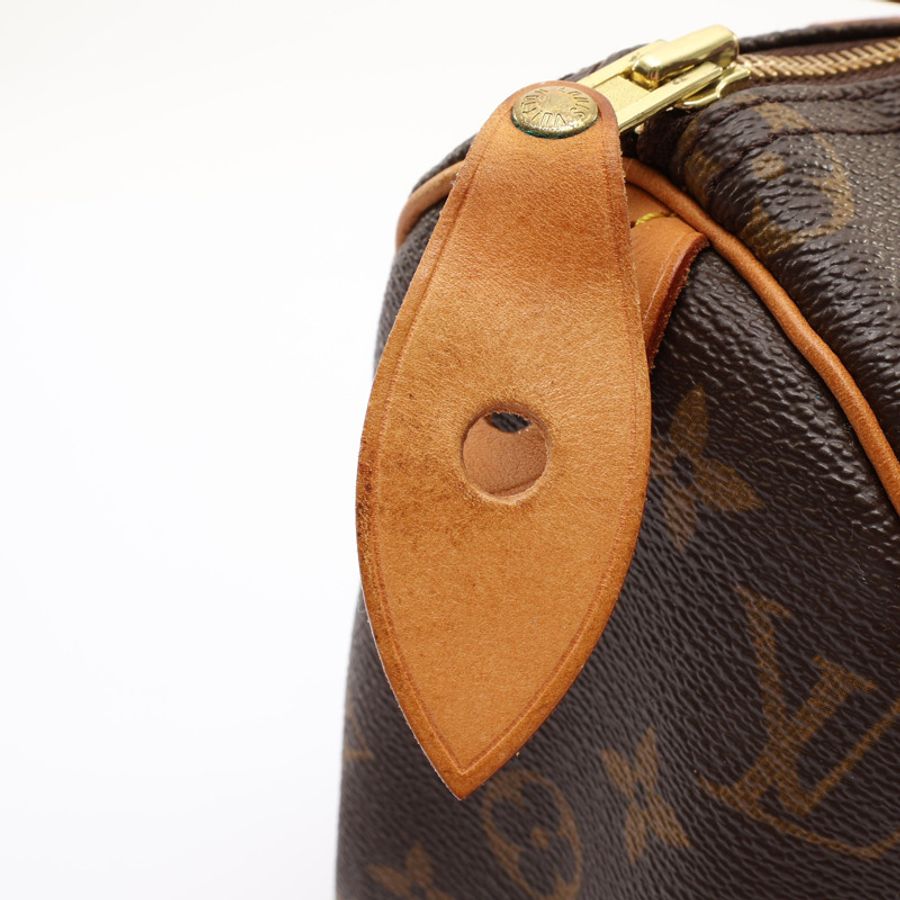 棕色 原花帆布 Speedy 25 手提包 (無鎖頭・鑰匙)【LOUIS VUITTON LV 路易威登】 M41528-11