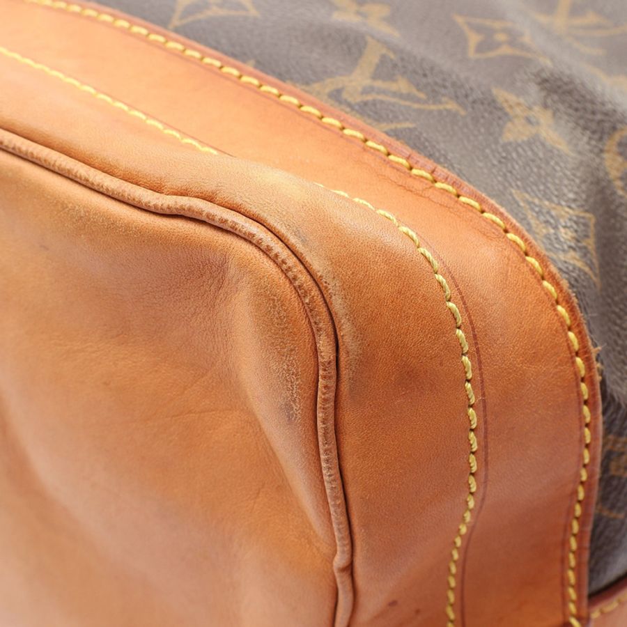棕色 原花帆布 Noe 水桶包 水桶包 肩背包【LOUIS VUITTON LV 路易威登】 M42224-7