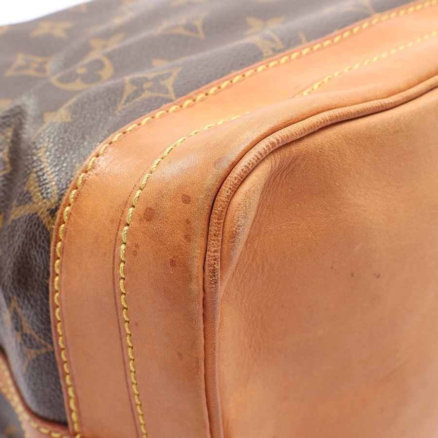 棕色 原花帆布 Noe 水桶包 水桶包 肩背包【LOUIS VUITTON LV 路易威登】 M42224-8