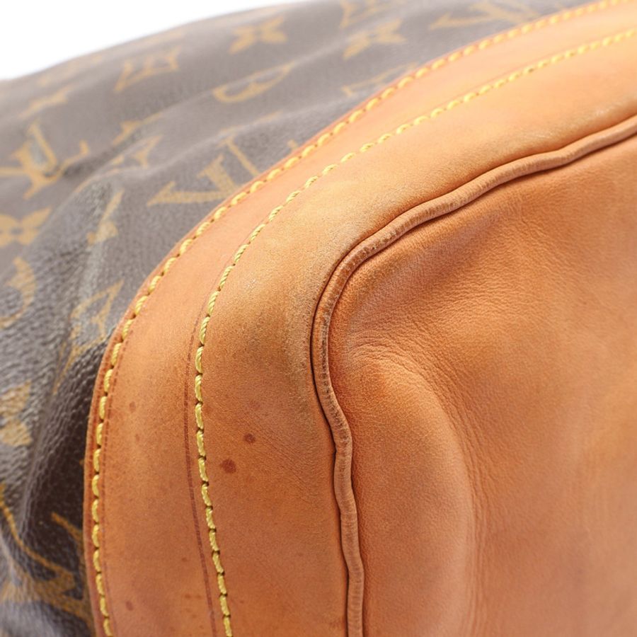 棕色 原花帆布 Noe 水桶包 水桶包 肩背包【LOUIS VUITTON LV 路易威登】 M42224-9