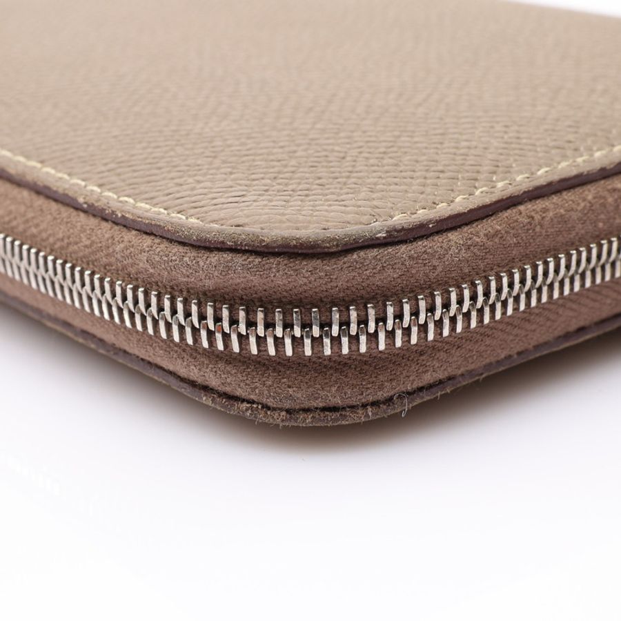 Silk'In Long 絲巾長夾 Epsom牛皮 大象灰 銀釦 D刻【HERMES 愛馬仕】 H069645CK-6