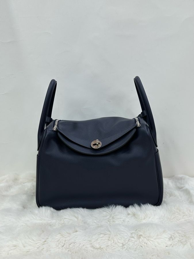 Hermes 爱马仕Lindy30 午夜蓝 EC皮 Y刻-1