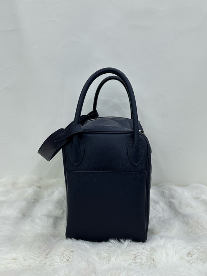 Hermes 爱马仕Lindy30 午夜蓝 EC皮 Y刻-4