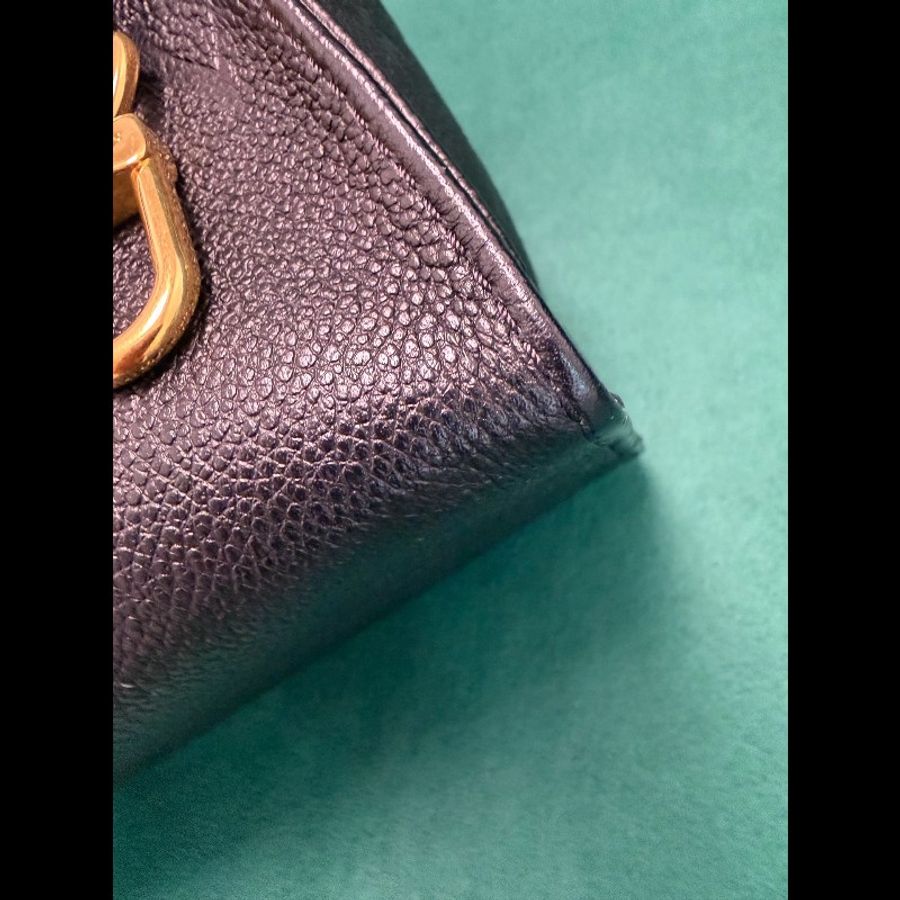 LV/路易威登/Louis Vuitton 黑色OnTheGo老花壓紋百搭叢林托特通勤包-3