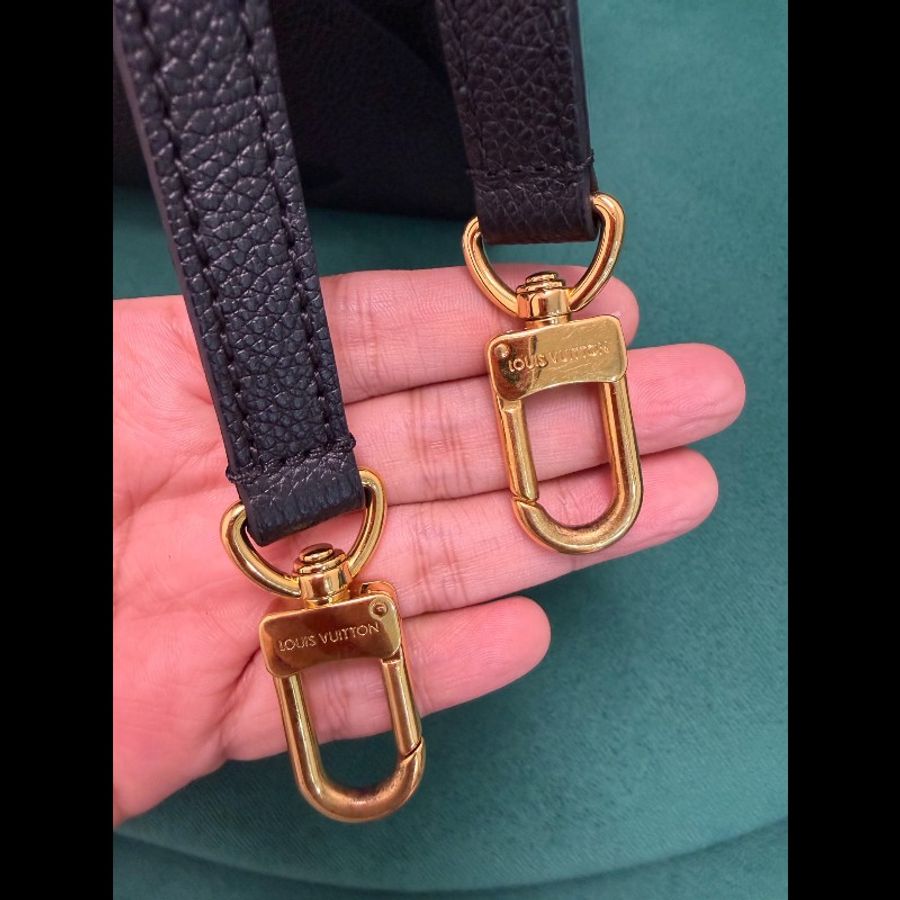 LV/路易威登/Louis Vuitton 黑色OnTheGo老花壓紋百搭叢林托特通勤包-8