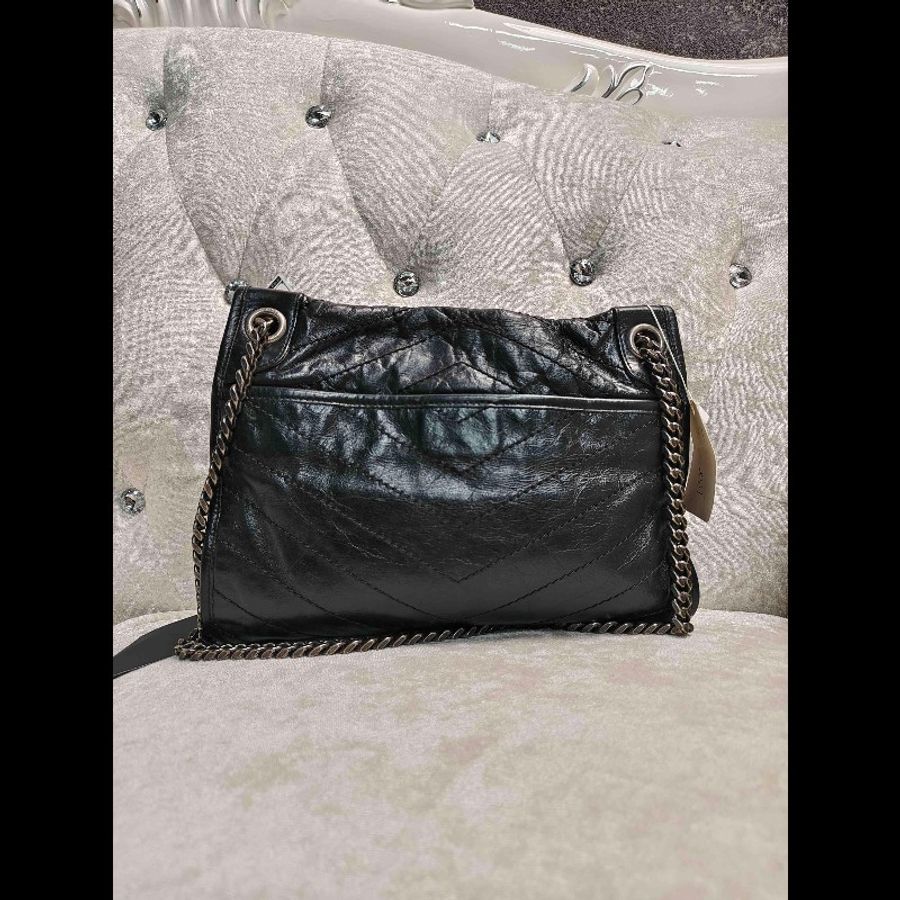 Saint Laurent 聖羅蘭Niki黑色中號D扣-3
