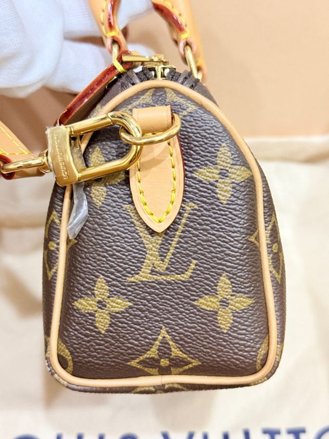 私物超賠售🔥超甜價格🙌🏻 LV nano speedy芯片款❄️2025年限定款M15330💫官網8萬1買不到了-22