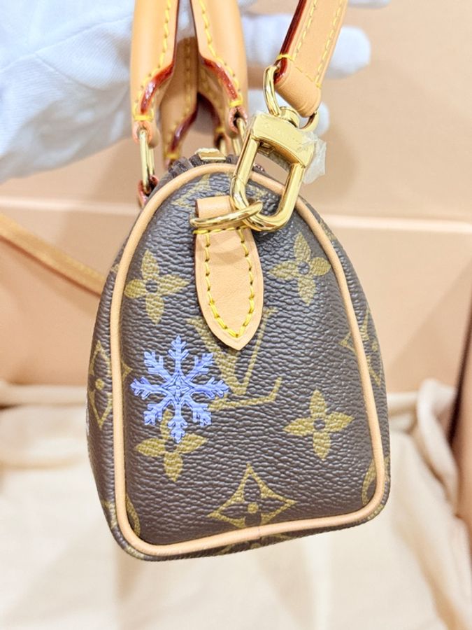 私物超賠售🔥超甜價格🙌🏻 LV nano speedy芯片款❄️2025年限定款M15330💫官網8萬1買不到了-26