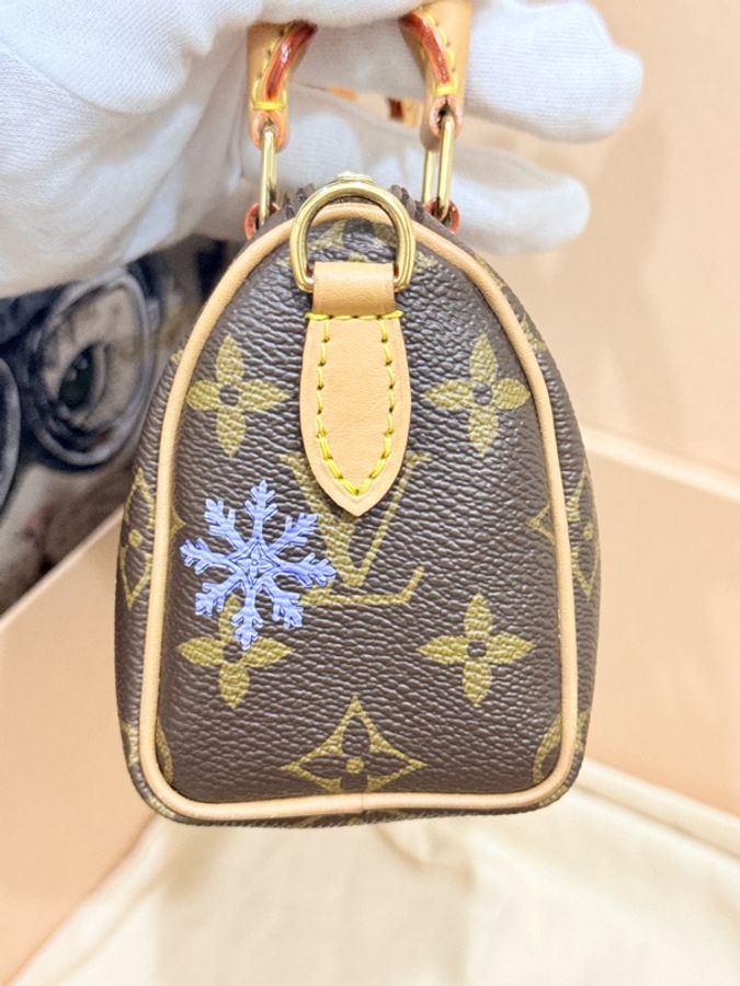 私物超賠售🔥超甜價格🙌🏻 LV nano speedy芯片款❄️2025年限定款M15330💫官網8萬1買不到了-49