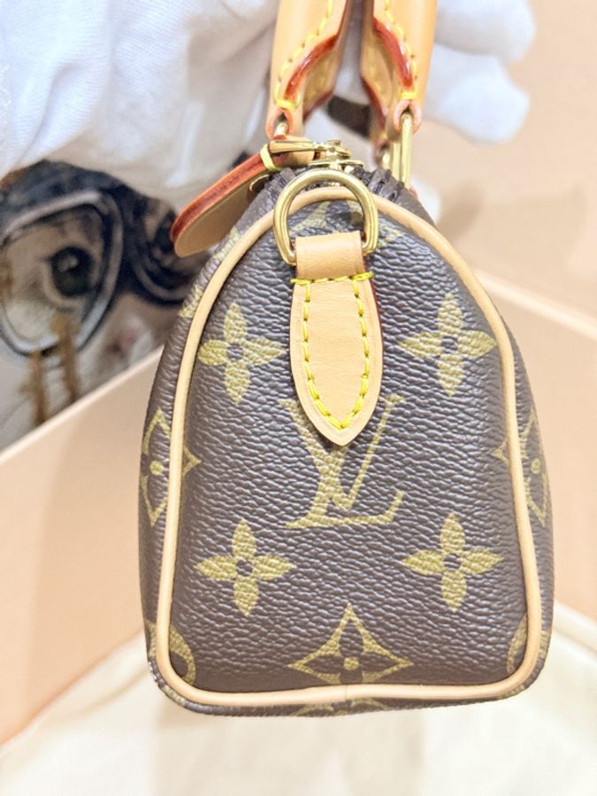 私物超賠售🔥超甜價格🙌🏻 LV nano speedy芯片款❄️2025年限定款M15330💫官網8萬1買不到了-50