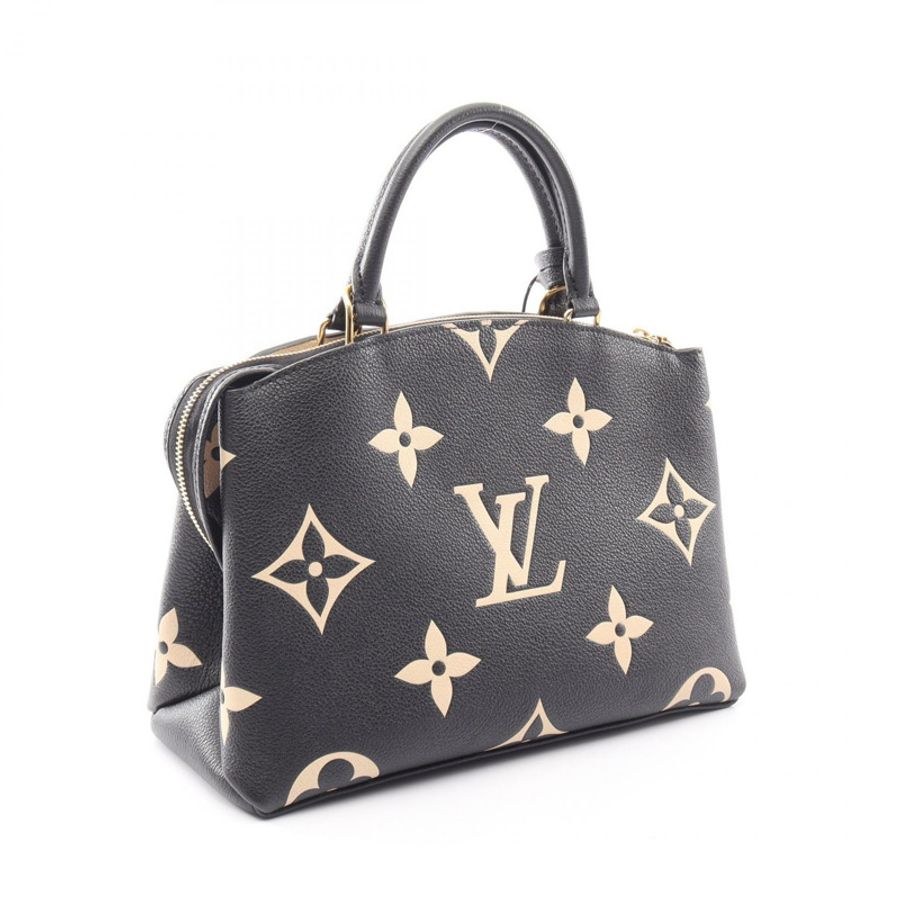 路易威登 Petit Palais 小號雙色肩手提包 M58913 Monogram empreinte-1