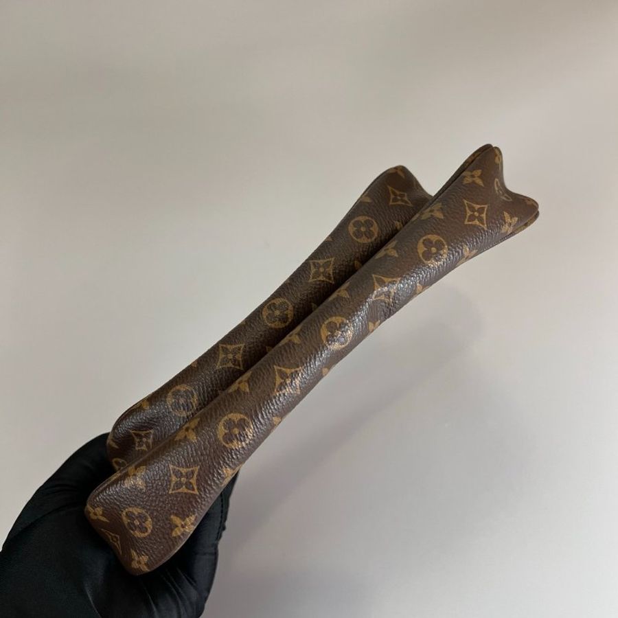 LV M44813/晶片款 綠背帶老花五合一-5