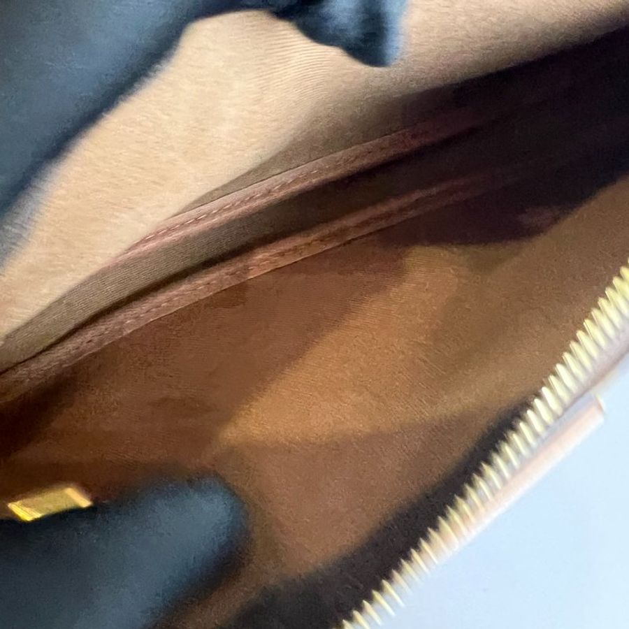 LV M44813/晶片款 綠背帶老花五合一-7