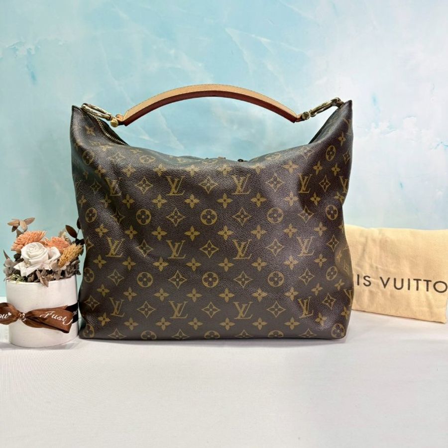 LV Sully MM老花手提肩背包-1