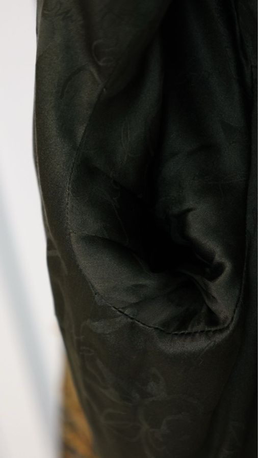 Chanel 13年爱丁堡系列金彩色粗花呢琉璃扣长款外套-20