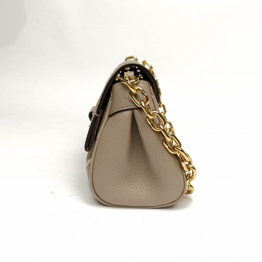 LOUIS VUITTON Favorite鏈條雲朵包灰色牛皮晶片肩背包-1