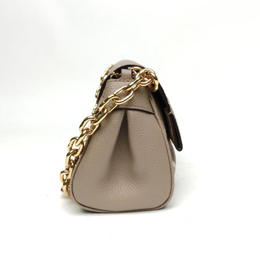 LOUIS VUITTON Favorite鏈條雲朵包灰色牛皮晶片肩背包-3
