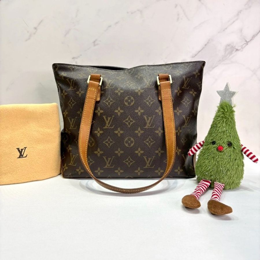 LV Cabas Piano老花手提肩背包-1