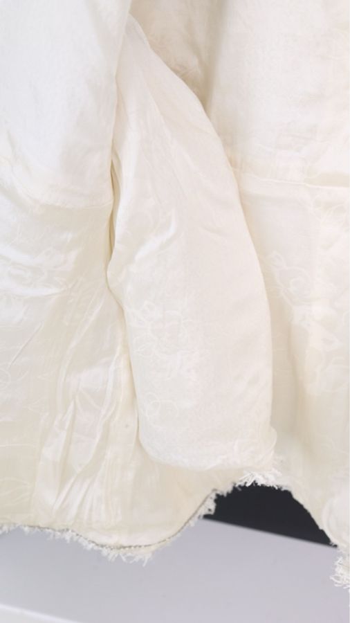 Chanel 09年春夏系列秀款黑白流苏滚边圆领两口袋外套半裙套装FR38 24/5-42