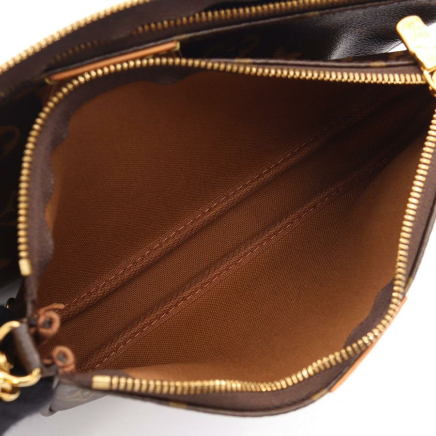 路易威登 Multi Pochette Accessoires 單肩包 M44840 Monogram 粉紅二手-4