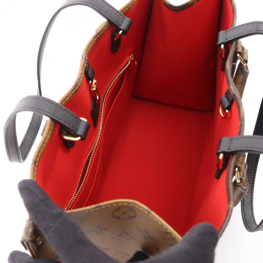 路易威登 OnTheGo MM 單肩托特包 M45321 Monogram Giant Reverse 二手 LV-2
