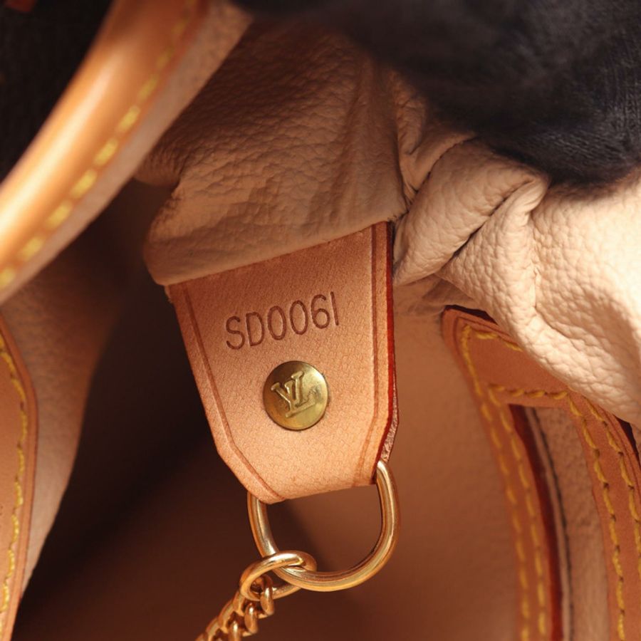 路易威登 (LOUIS VUITTON) 水桶包 PM 單肩手提包 M42238 Monogram 帆布 二手 女士-4