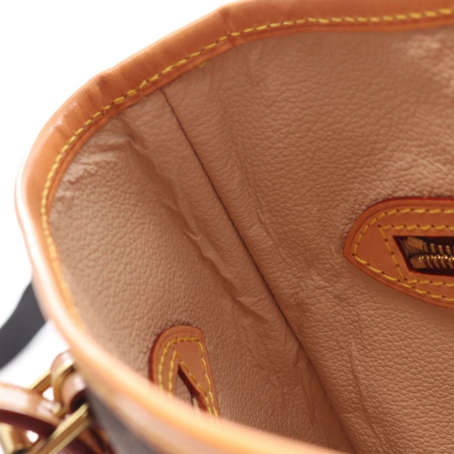 路易威登 (LOUIS VUITTON) 水桶包 PM 單肩手提包 M42238 Monogram 帆布 二手 女士-6