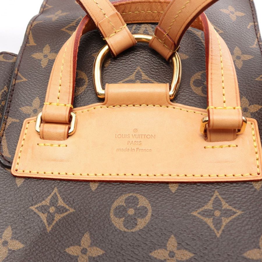 路易威登 Montsouris 雙肩包 M43431 Monogram 帆布皮革 二手-9