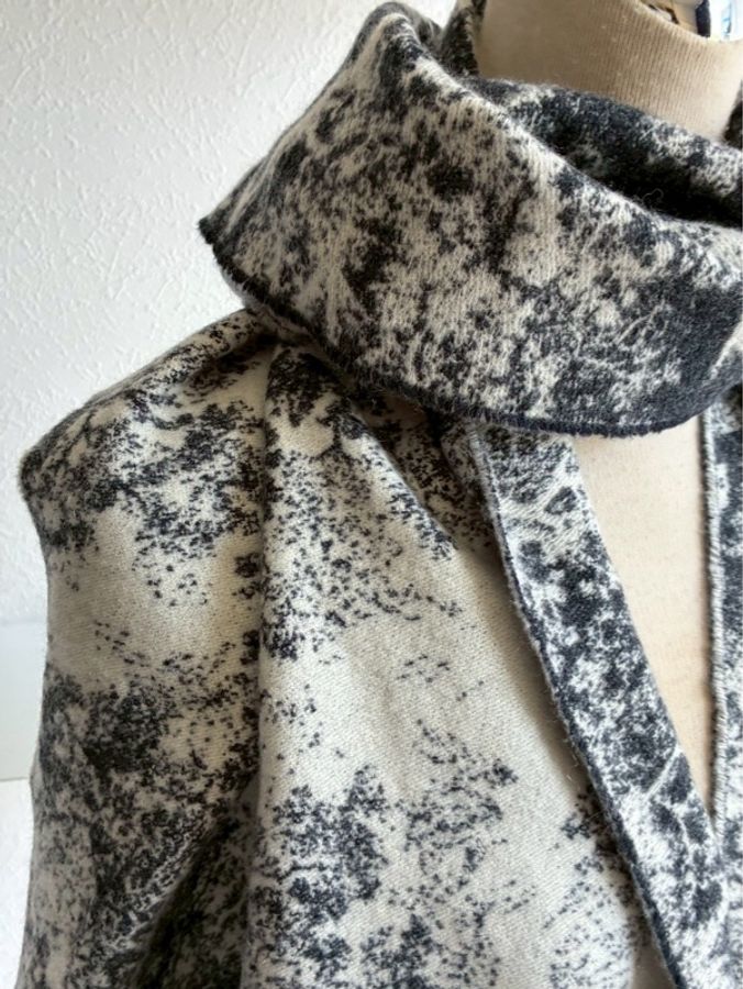 Dior 叢林圖羊毛圍巾🧣-5