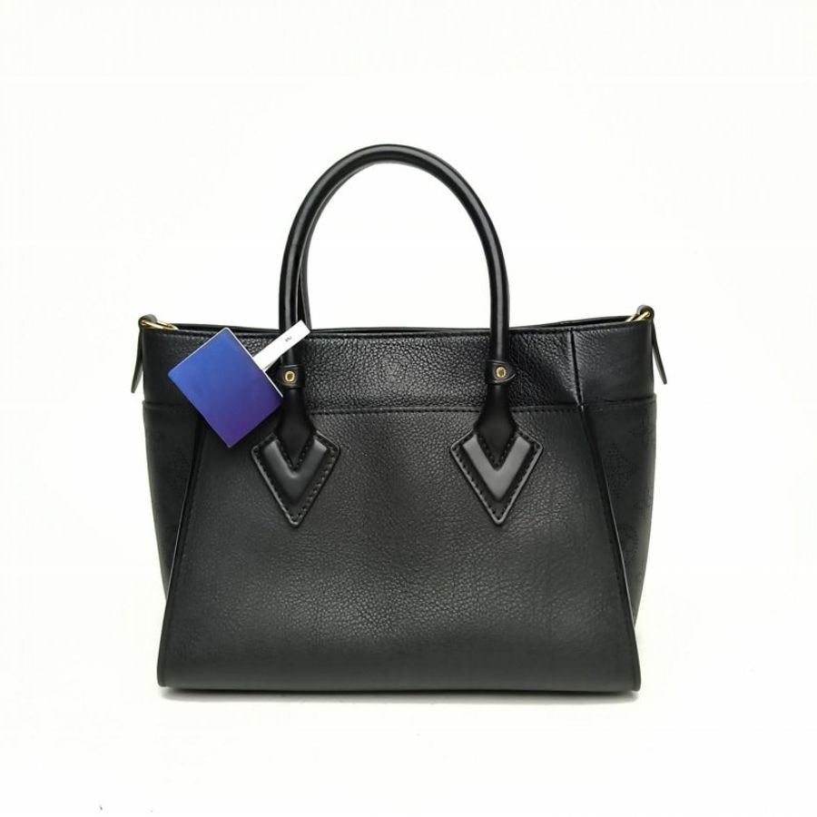 LOUIS VUITTON ONMYSIDE小號黑色牛皮晶片肩背包-2