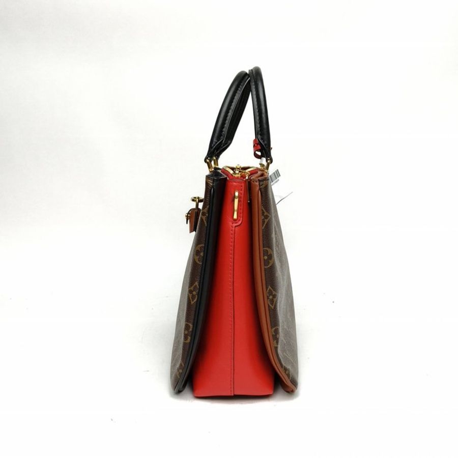 LOUIS VUITTON 拼色PVC金扣millefeuille手提包肩背包-1