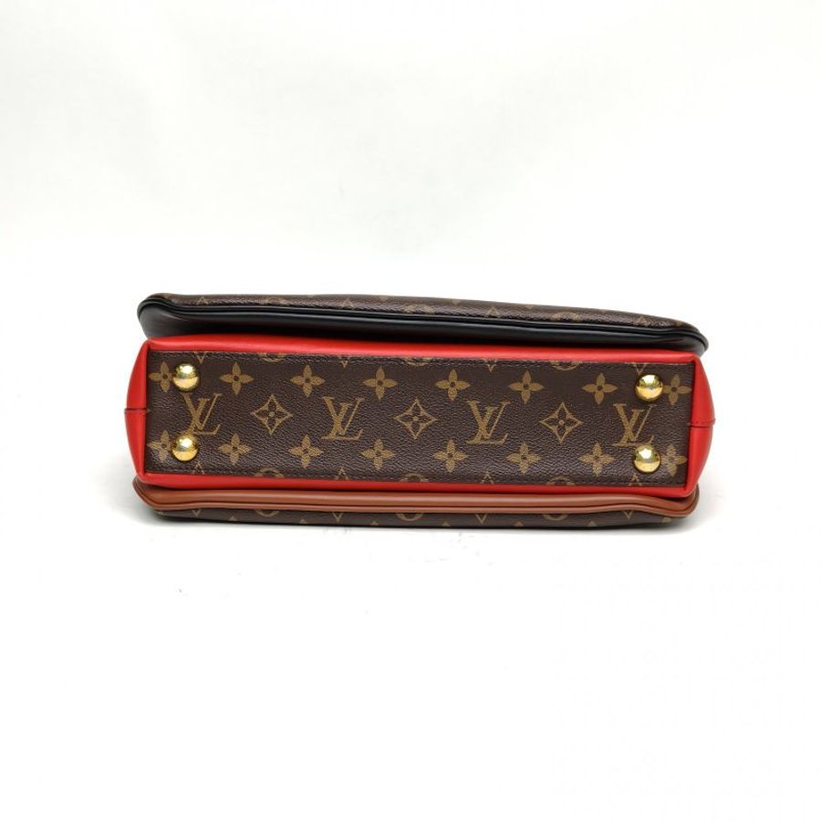 LOUIS VUITTON 拼色PVC金扣millefeuille手提包肩背包-4