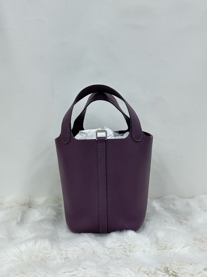Hermes Picotin 18 菜籃子,加侖紫U刻 有購證近閒置-1