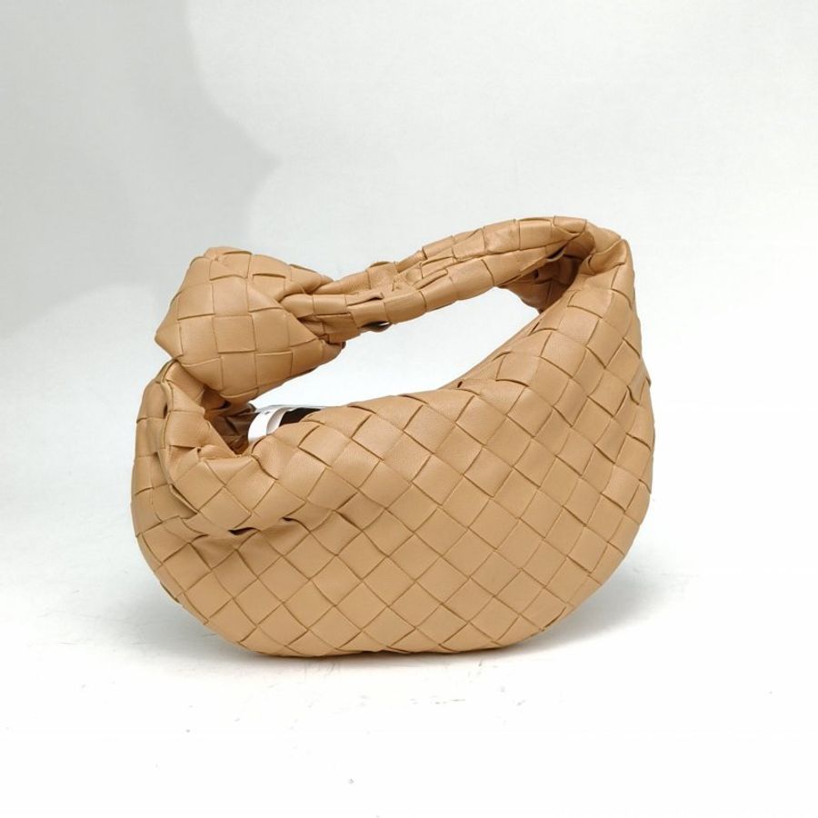 BOTTEGA VENETA JodieMini28手提奶茶色牛皮肩背包-2