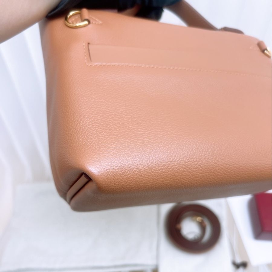 全新 Hermes mini 2424 金棕金釦 B刻-8