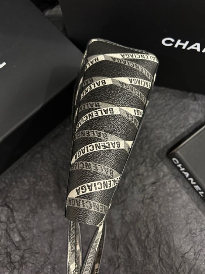 巴黎世家/Balenciaga 滿印logo手提斜挎托特包-5