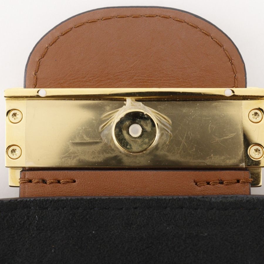 路易威登 Dauphine MM 單背包,Monogram Reverse,M45958,帆布,棕色,雙向,磁扣,女士。-13