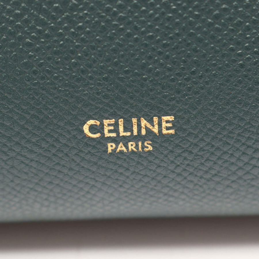 CELINE BELT BAG MICRO 單肩斜背包 189153 皮革 綠色 二手 女士-3